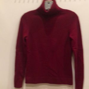 Burgundy cashmere sweater